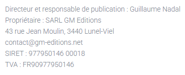 Mentions legales 1