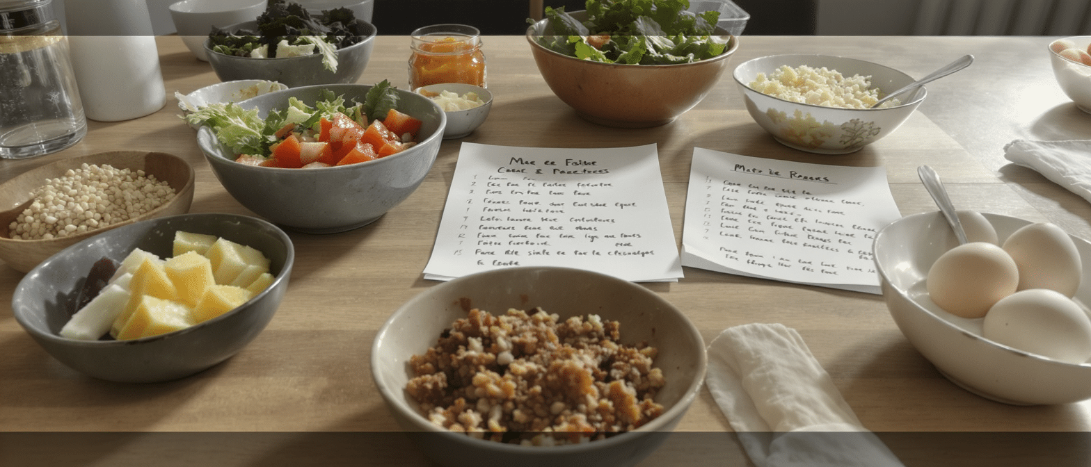 découvrez des idées de repas sains et rapides pour organiser facilement vos menus de la semaine et manger équilibré sans perdre de temps.