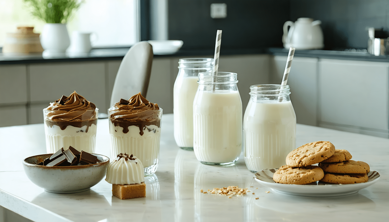 découvrez nos délicieuses recettes sucrées sans lactose, préparées avec des laits végétaux pour allier gourmandise et douceur végétale.