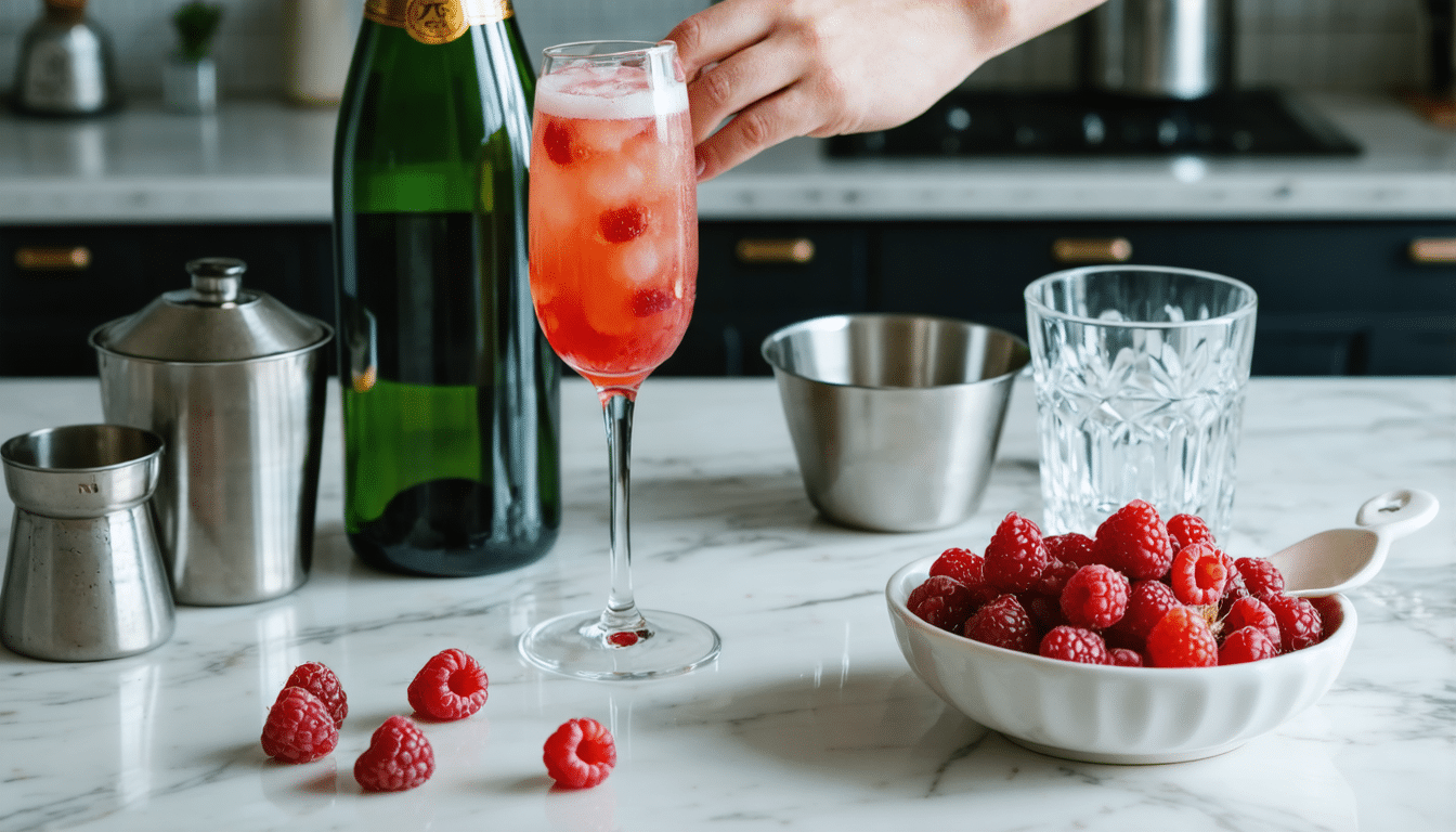 découvrez comment préparer la soupe champenoise à la framboise avec un dosage précis des ingrédients pour un cocktail festif et raffiné, parfait pour vos célébrations.