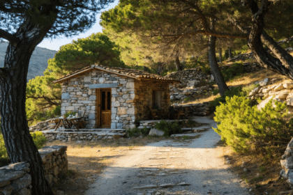 découvrez un refuge paisible en plein cœur de la nature sauvage corse, idéal pour se ressourcer et profiter d'un cadre authentique et préservé.