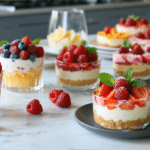 découvrez nos desserts estivaux ultra-gourmands prêts en seulement 15 minutes pour savourer l'été rapidement et délicieusement.