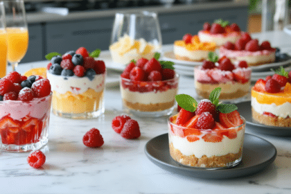 découvrez nos desserts estivaux ultra-gourmands prêts en seulement 15 minutes pour savourer l'été rapidement et délicieusement.