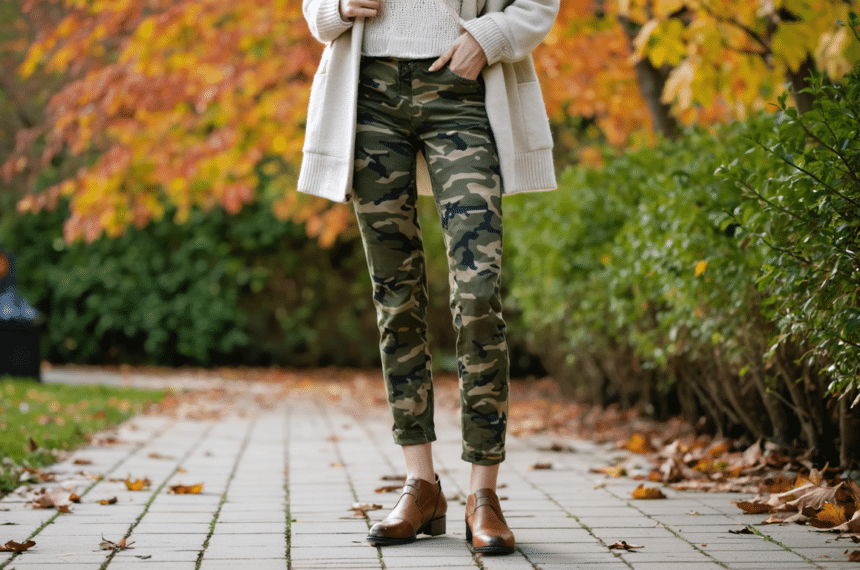 le pantalon camouflage s’impose comme la pièce phare de l’automne. découvrez nos conseils pour le porter avec élégance et composer des tenues tendance.
