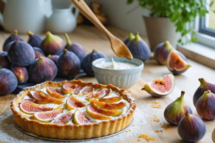 découvrez la recette gourmande de marjo pour préparer une tarte aux figues automnale accompagnée d'une chantilly onctueuse, parfaite pour savourer les saveurs de l'automne.