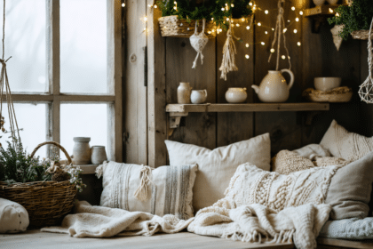 découvrez un nid familial chaleureux, sublimé par une décoration poétique et originale qui allie confort et style unique pour un intérieur accueillant.