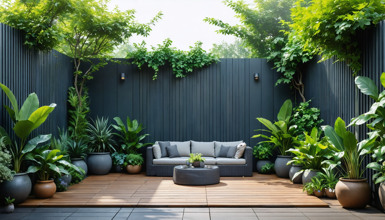 découvrez des solutions élégantes pour préserver votre intimité sur la terrasse et créer un cocon extérieur confortable, à l’abri des regards.