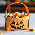découvrez comment fabriquer facilement un panier à bonbons d’halloween original et effrayant, parfait pour récolter des friandises avec style.