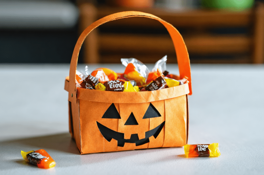 découvrez comment fabriquer facilement un panier à bonbons d’halloween original et effrayant, parfait pour récolter des friandises avec style.