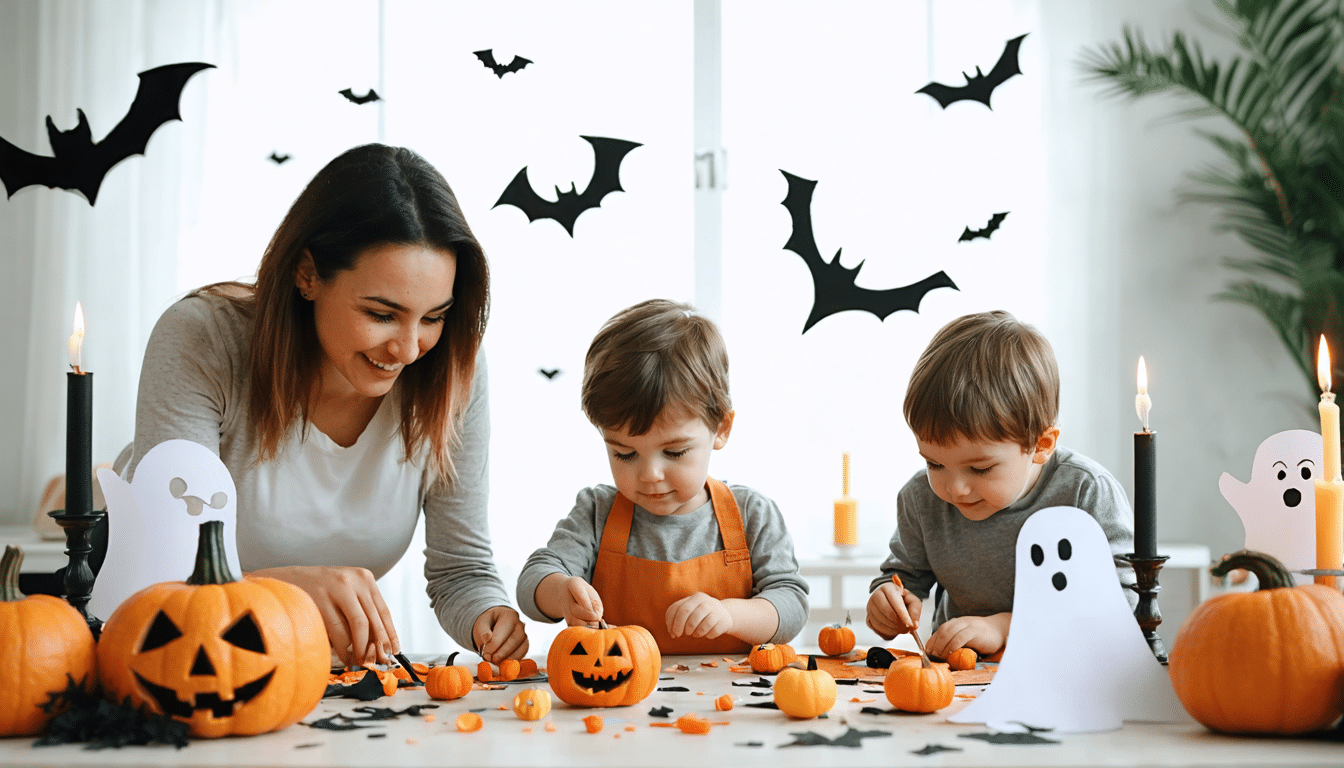 découvrez des idées de décorations d’halloween faciles à réaliser en famille : des activités créatives et amusantes à partager avec les enfants.