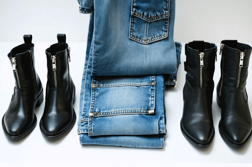 le zip s’impose comme le détail mode qui réveille bottes, jeans et robes. découvrez comment cette touche tendance transforme les silhouettes les plus simples.